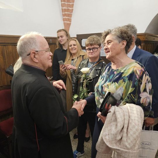 60-lecie kapłaństwa ks. Piotra Wysgi z Parafii Podwyższenia Krzyża Świętego w Tczewie