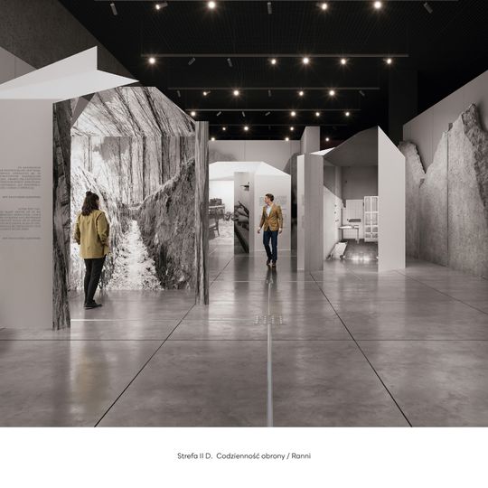 wystawa Muzeum Westerplatte i Wojny 1939, wizualizacja, Trias AVI