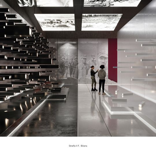 wystawa Muzeum Westerplatte i Wojny 1939, wizualizacja, Trias AVI