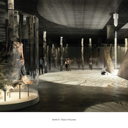 wystawa Muzeum Westerplatte i Wojny 1939, wizualizacja, Trias AVI