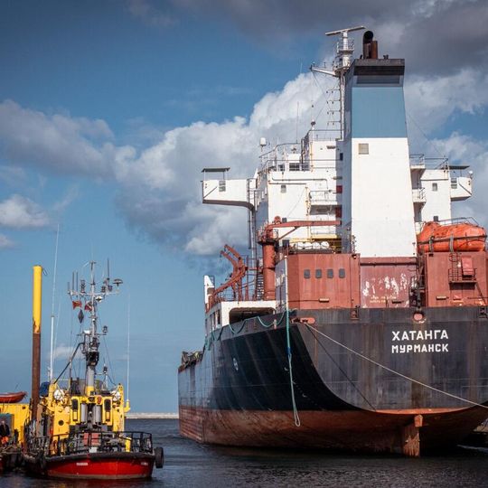 Khatanga trafi na złom. Ostatnie chwile rosyjskiego tankowca w Porcie Gdynia