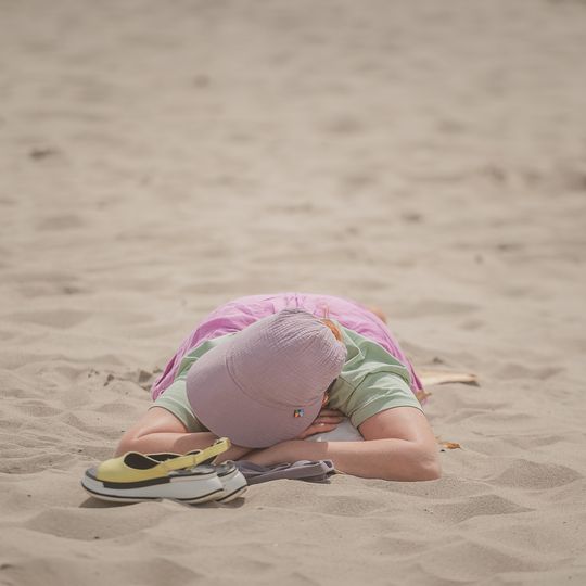 plażowicze w Gdyni, lato 2025