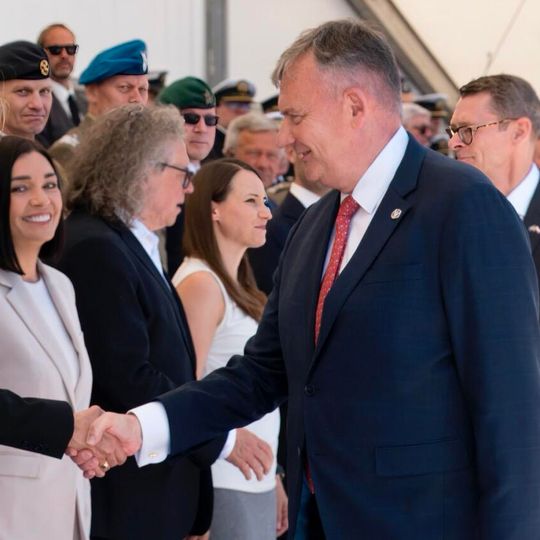 wodowanie i chrzest okrętu rozpoznawczego Jerzy Różycki