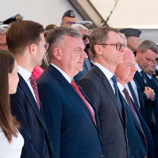 wodowanie i chrzest okrętu rozpoznawczego Jerzy Różycki