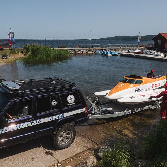 Bartłomiej Marszałek na spotkaniu z dziennikarzami w Nadolu