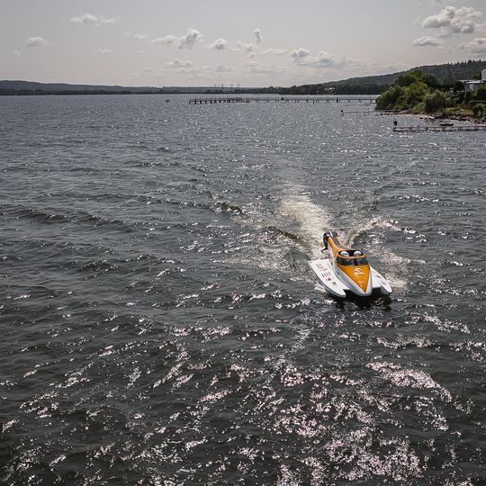 Bartłomiej Marszałek na spotkaniu z dziennikarzami w Nadolu