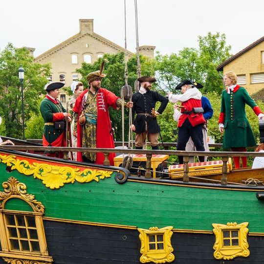 Baltic Sail Gdańsk 2025, bitwa morska na Motławie