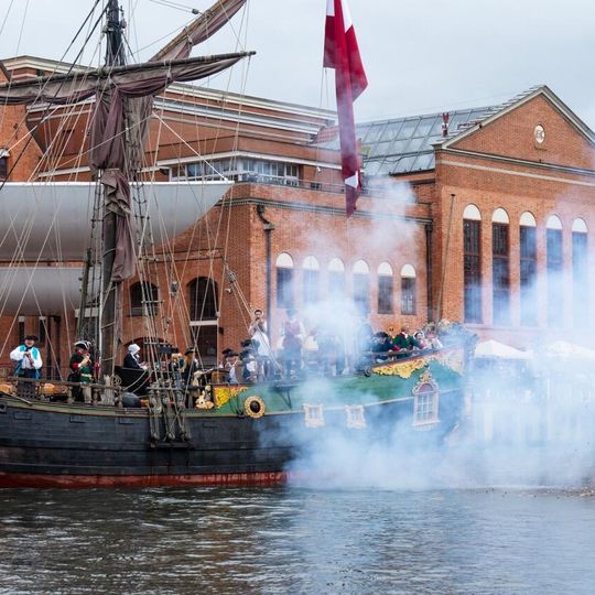 Baltic Sail Gdańsk 2025, bitwa morska na Motławie