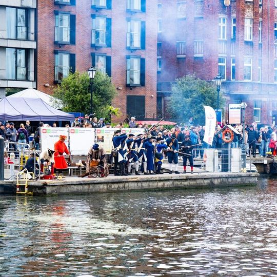 Baltic Sail Gdańsk 2025, bitwa morska na Motławie