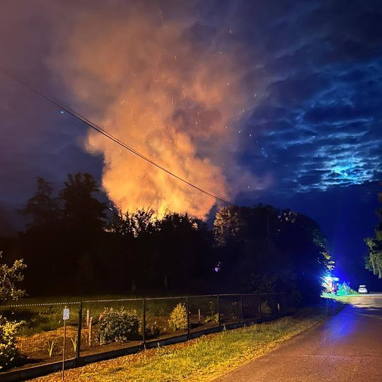 pożar budynku gospodarczego w Sypanicy