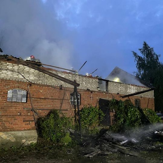 pożar budynku gospodarczego w Sypanicy