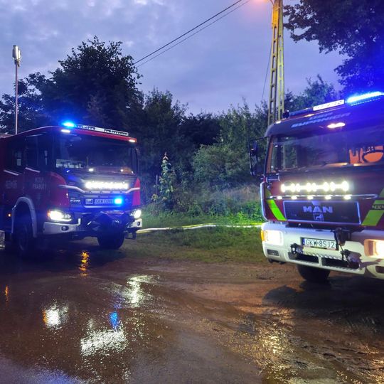 pożar budynku gospodarczego w Sypanicy