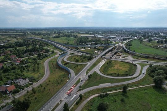 prace przy budowie nowej estakady ul. Elbląskiej w Gdańsku