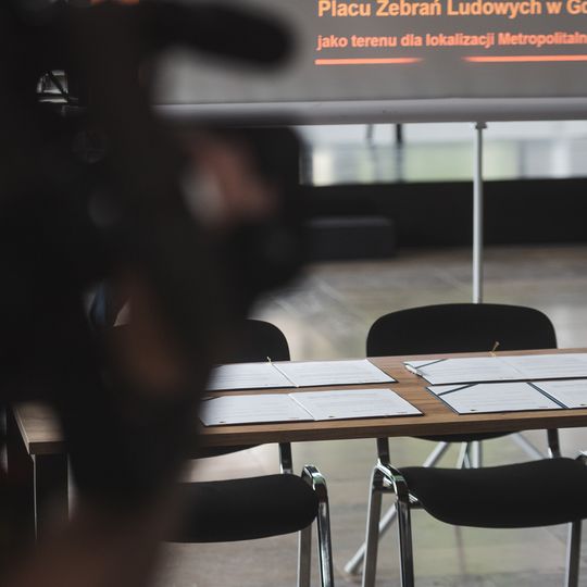 podpisanie listu intencyjnego w sprawie budowy Metropolitalnej Opery Bałtyckiej na placu Zebrań Ludowych w Gdańsku