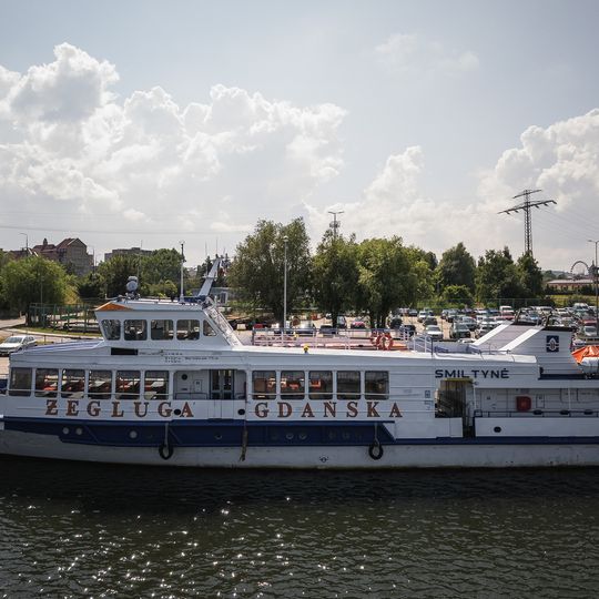 Most Siennicki w Gdańsku z kładką dla pieszych i rowerzystów