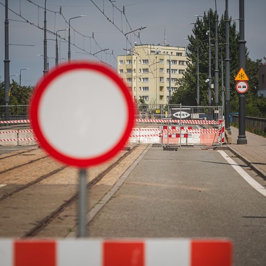 Most Siennicki w Gdańsku z kładką dla pieszych i rowerzystów