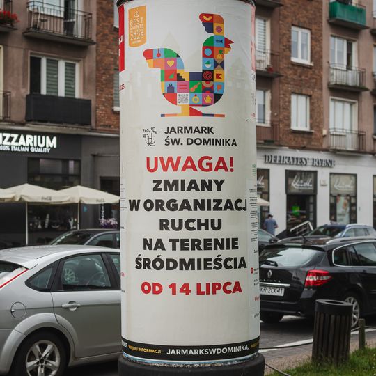 Jarmark Świętego Dominika 2025 w Gdańsku, budowa