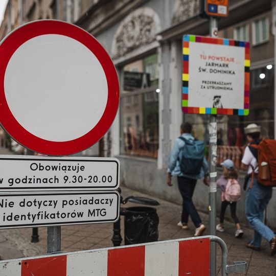 Jarmark Świętego Dominika 2025 w Gdańsku, budowa