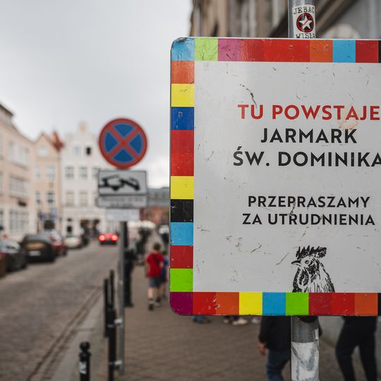 Jarmark Świętego Dominika 2025 w Gdańsku, budowa