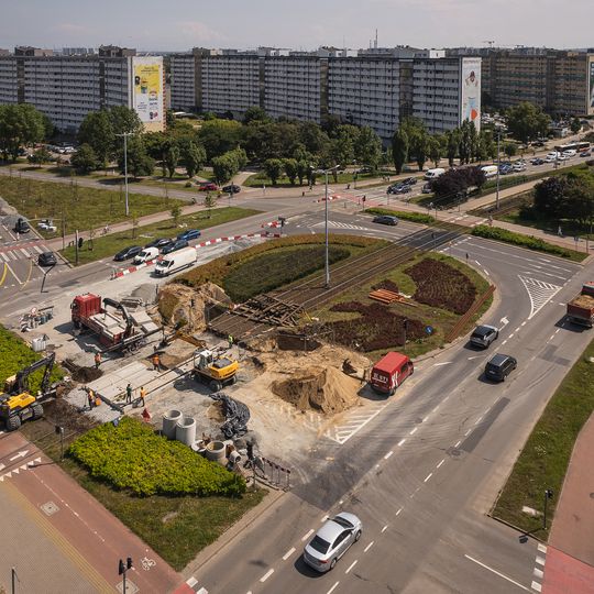remont torowiska na Przymorzu w Gdańsku