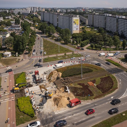 remont torowiska na Przymorzu w Gdańsku
