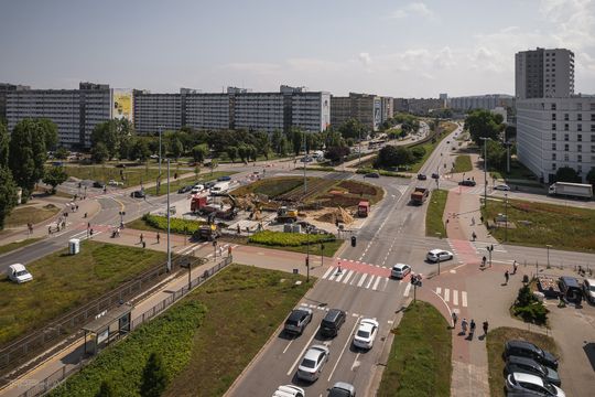 remont torowiska na Przymorzu w Gdańsku