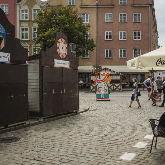 przygotowania do Jarmarku Świętego Dominika 2025 w Gdańsku