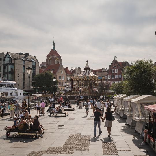 przygotowania do Jarmarku Świętego Dominika 2025 w Gdańsku