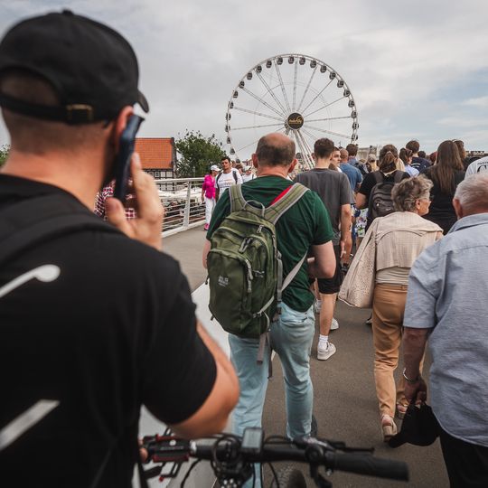 przygotowania do Jarmarku Świętego Dominika 2025 w Gdańsku