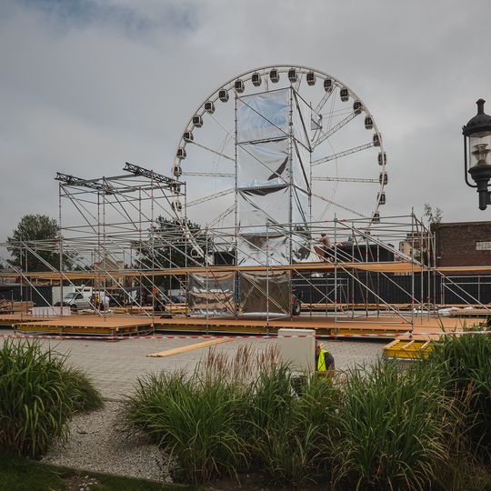 przygotowania do Jarmarku Świętego Dominika 2025 w Gdańsku