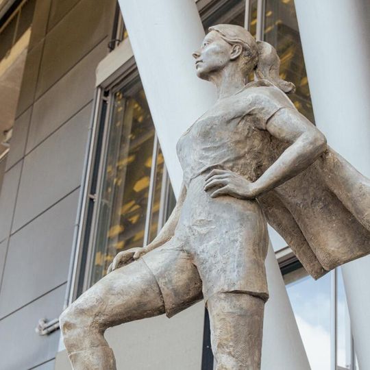 pomnik kobiecej piłki nożnej w Gdańsku