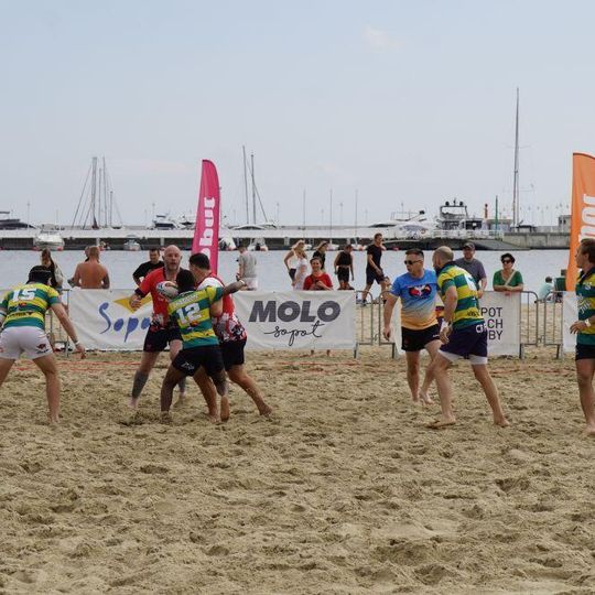 Sopot Beach Rugby 2025. Słońce, piasek i sportowa rywalizacja