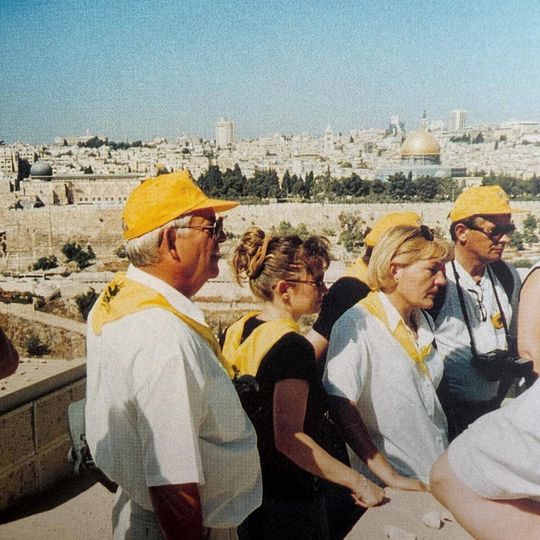 pierwsza pielgrzymka Kaszubów do Ziemi Świętej w roku 2000