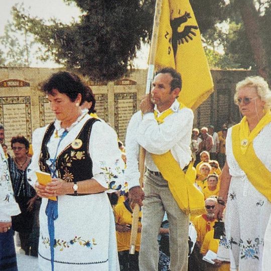 pierwsza pielgrzymka Kaszubów do Ziemi Świętej w roku 2000