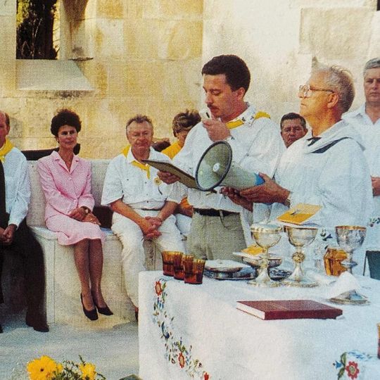 pierwsza pielgrzymka Kaszubów do Ziemi Świętej w roku 2000