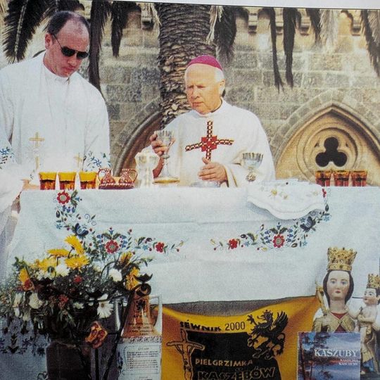 pierwsza pielgrzymka Kaszubów do Ziemi Świętej w roku 2000