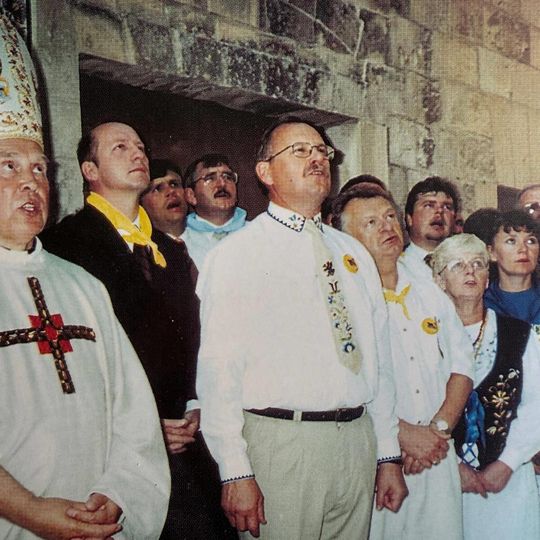 pierwsza pielgrzymka Kaszubów do Ziemi Świętej w roku 2000