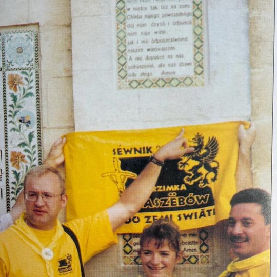 pierwsza pielgrzymka Kaszubów do Ziemi Świętej w roku 2000