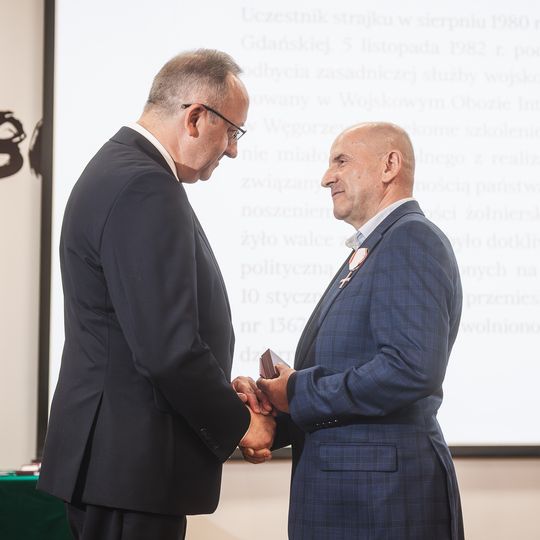 wręczenie wręczenie Krzyży Wolności i Solidarności 2025 w Gdańsku