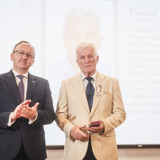 wręczenie wręczenie Krzyży Wolności i Solidarności 2025 w Gdańsku