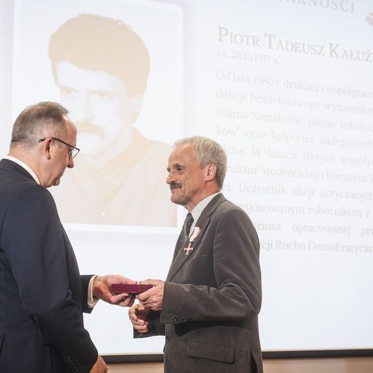 wręczenie wręczenie Krzyży Wolności i Solidarności 2025 w Gdańsku