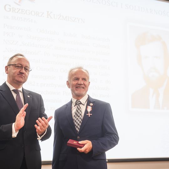 wręczenie wręczenie Krzyży Wolności i Solidarności 2025 w Gdańsku