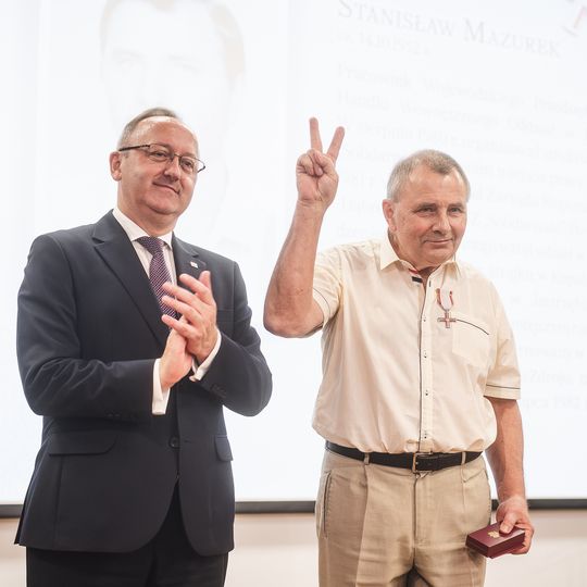 wręczenie wręczenie Krzyży Wolności i Solidarności 2025 w Gdańsku