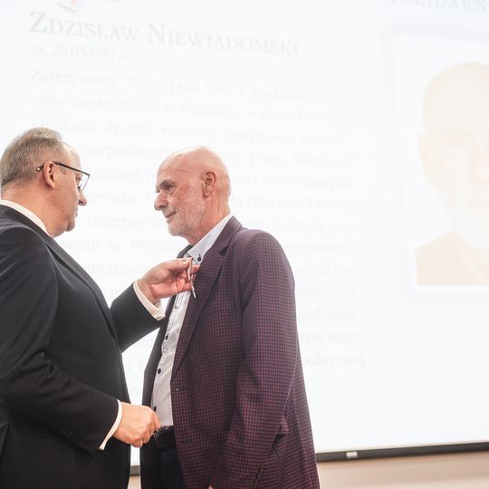 wręczenie wręczenie Krzyży Wolności i Solidarności 2025 w Gdańsku