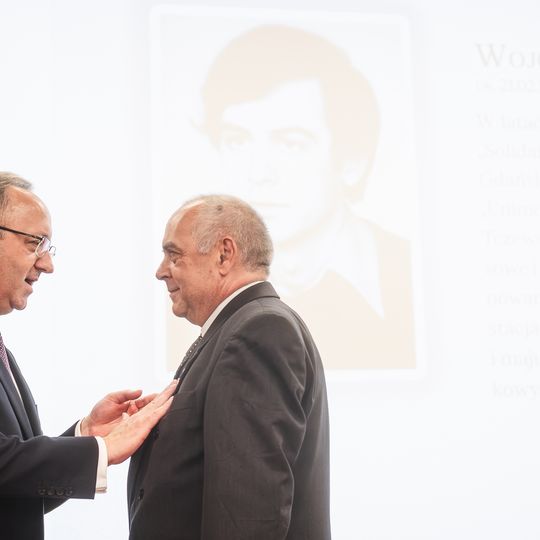 wręczenie wręczenie Krzyży Wolności i Solidarności 2025 w Gdańsku