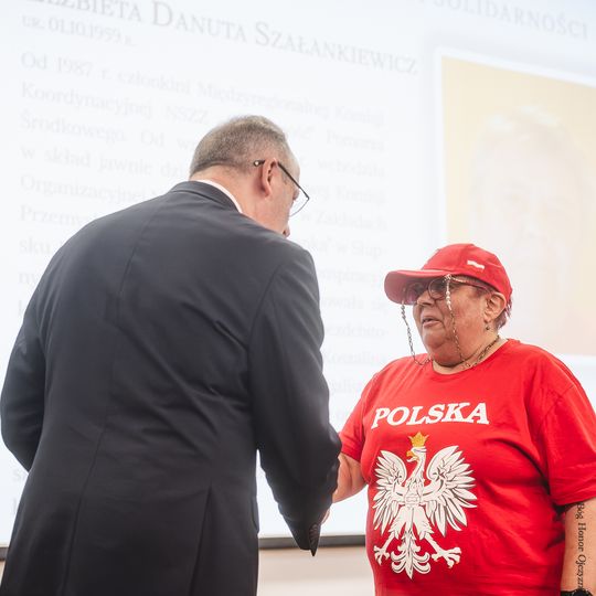 wręczenie wręczenie Krzyży Wolności i Solidarności 2025 w Gdańsku
