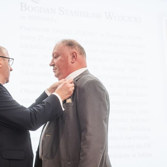 wręczenie wręczenie Krzyży Wolności i Solidarności 2025 w Gdańsku