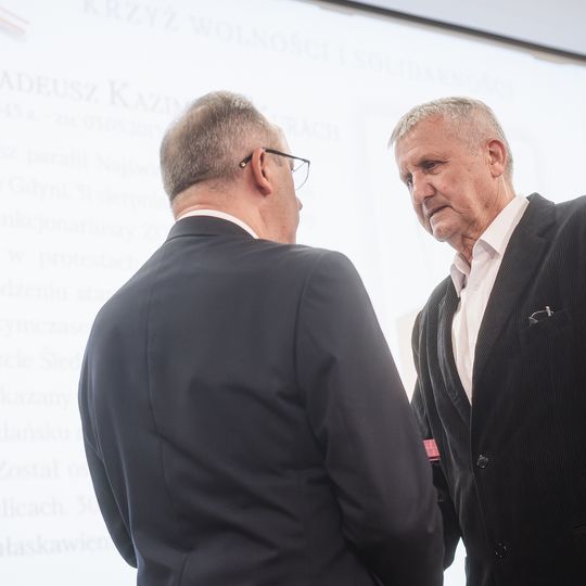 wręczenie wręczenie Krzyży Wolności i Solidarności 2025 w Gdańsku