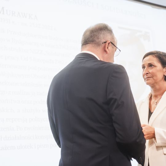 wręczenie wręczenie Krzyży Wolności i Solidarności 2025 w Gdańsku