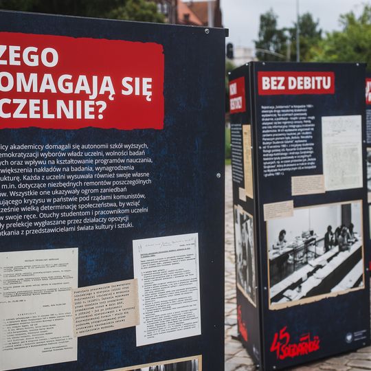 wystawa „Solidarność na uczelniach Trójmiasta”, Gdańsk 2025